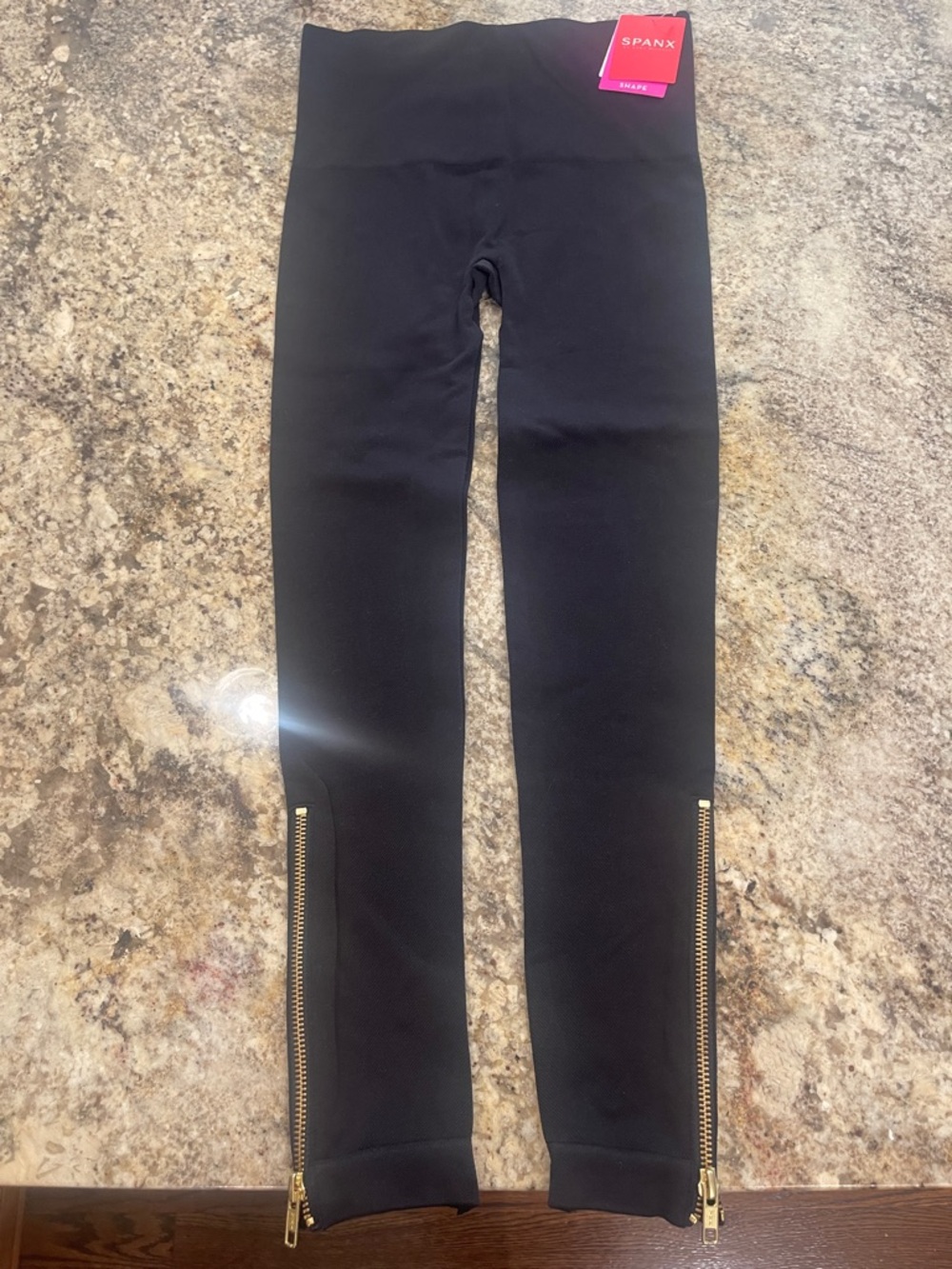 SPANX, Shape Black High-Waist Ankle Zip leggings!